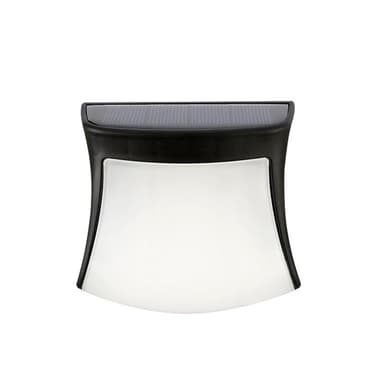 Seinävalaisin aurinkokennon LED - musta