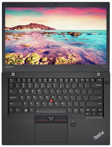 Lenovo ThinkPad T470s 14,1" kannettava (musta)