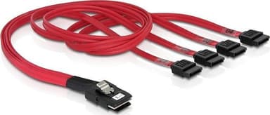 Multilane SAS-kaapeli SFF8087 > 4xSATA 7-pin, 50 cm