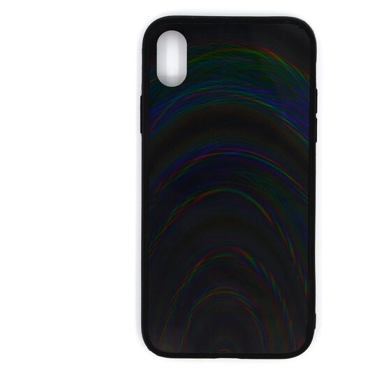 Mobiilisuoja iPhone XR: lle - holografinen, musta