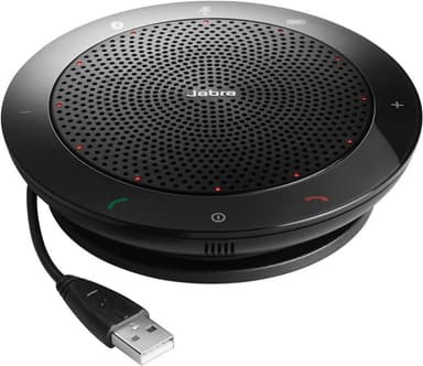 Jabra Speak 510 , Bluetooth-kaiutin, UC, USB, musta