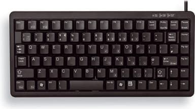 CHERRY kompakti UK mininäppäimistö,, USB, PS/2-sovitin
