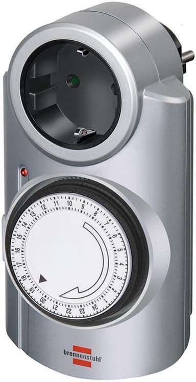 Brennenstuhl ajastin, maadoitettu,24h asetus, 240V/16A/3500W, hop