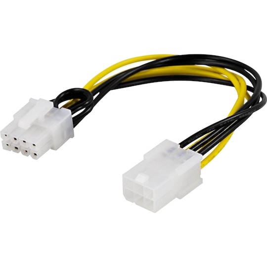 Adapterikaapeli 6-pin PCI-E > 8-pin PCI-E2, 10 cm