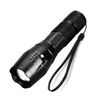 Vedenkestävä zoomattava LED-taskulamppu