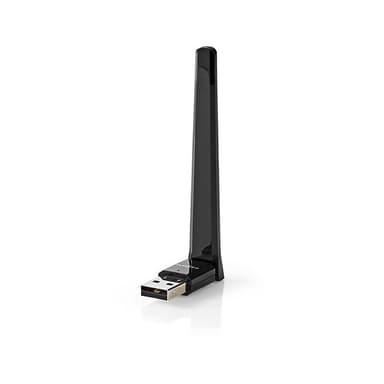 Langattoman Verkon Dongle | AC600 | Kaksoiskaista | Musta