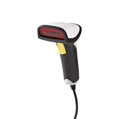Laser-Viivakoodilukija | 1D, Lineaarinen | USB 2.0 | Harmaa/Musta