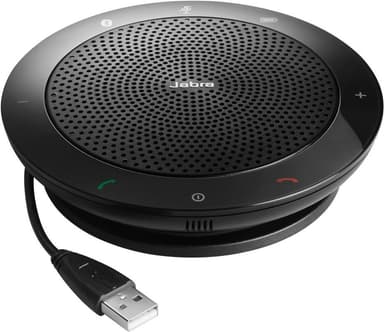 Jabra Speak 510 , Bluetooth-kaiutin, UC, USB, musta