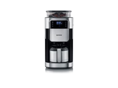 Grinding coffee machine Steel/Black
