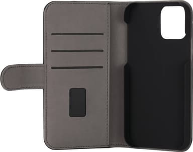 GEAR Wallet iPhone 12 / 12 Pro lompakkokotelo (musta)