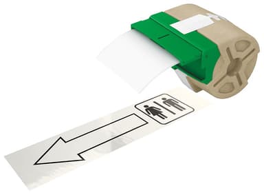Leitz muovitarra 88 mm/10 m (valkoinen)