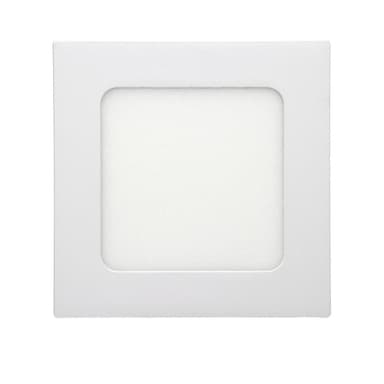 ECD Germany 2 Pack LED Alasvalot 6W - paneeli Katto Valaisimet Ultraslim - 220-240 - SMD 2835-12 x 12 cm - kylmä valkoinen 6500K - neliö upotettu vala