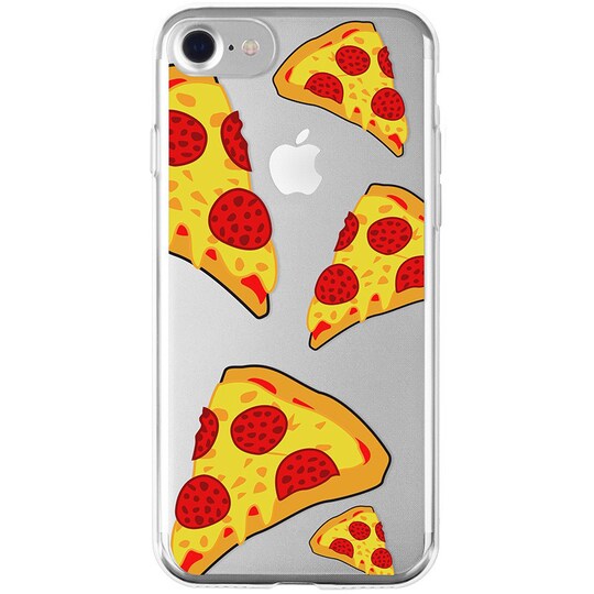 La Vie iPhone 6/6S/7 pehmeä suojakuori (pizza)