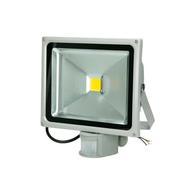 5 x LED-valonheitin + tunnistin 30W viileä valkoinen
