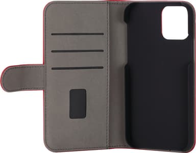 Gear iPhone 12 / 12 Pro lompakkokotelo (punainen)