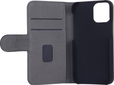 Gear iPhone 12 mini lompakkokotelo (musta)