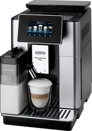 Delonghi PrimaDonna Soul ECAM610.55.SB täysin automaattinen kahvikone