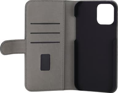 Gear iPhone 12 Pro Max lompakkokotelo (musta)