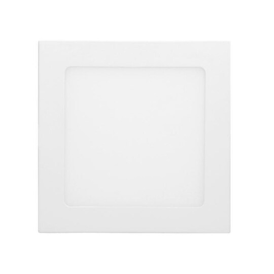 LED-kattovalaisin 18W, viileän valkoinen, kulmikas