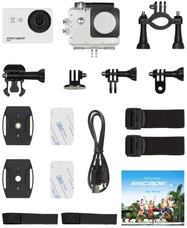 Kitvision Escape HD5 action-kamera + asennussarja