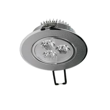 ECD Germany 2er Pack LED upotettava valonheitin 3W 230V 226 Lumen