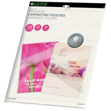Leitz UDT A3 laminointitaskut 125 µm (25 kpl)