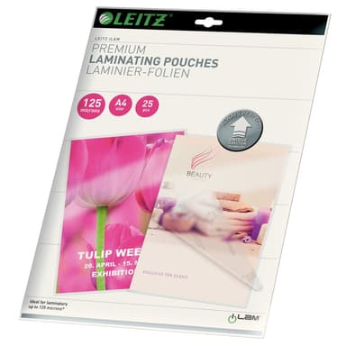 Leitz UDT A4 laminointitaskut 125 µm (25 kpl)