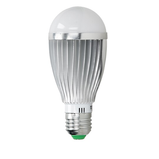 8 x LED-lamppu RGB E27 9W + kaukosäädin