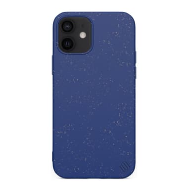 Ympäristöystävällinen Aitoa nahkaa iPhone 12 mini Kotelo - Navy Blue