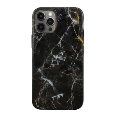 Ympäristöystävällinen painettu iPhone 12 Pro Kotelo - Black Marble