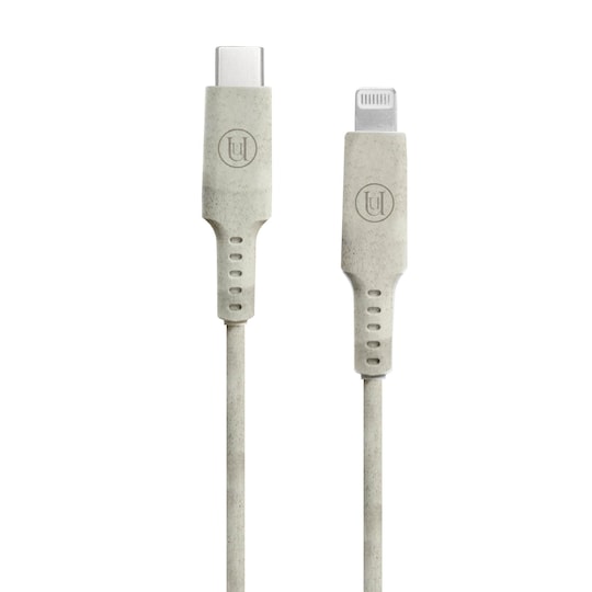 Ympäristöystävällinen USB C to Lightning 1m -kaapeli White
