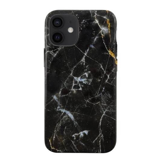 Ympäristöystävällinen painettu iPhone 12 mini Kotelo - Black Marble