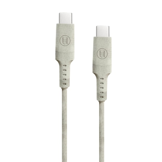 Ympäristöystävällinen USB C to Lightning kaapeli White