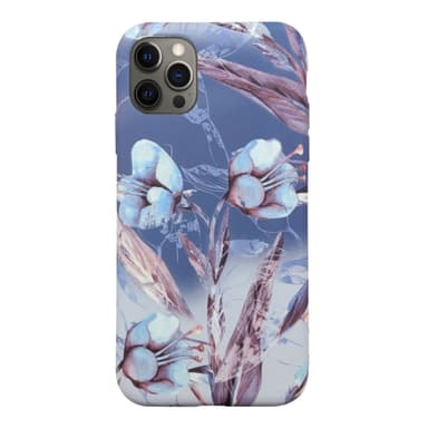 Ympäristöystävällinen painettu iPhone 12 Pro Max  Kotelo - Blue Floral