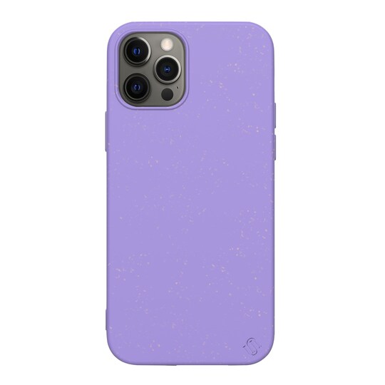 Ympäristöystävällinen Aitoa nahkaa iPhone 12 Pro Kotelo - Purple