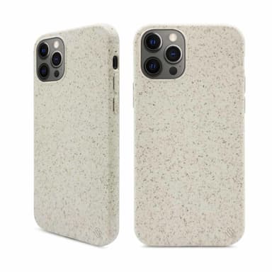 Ympäristöystävällinen Aitoa nahkaa iPhone 12 Pro Kotelo - White