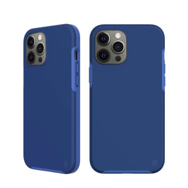 Ympäristöystävällinen Aitoa nahkaa iPhone 12 Pro Kotelo - Navy Blue