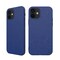 Ympäristöystävällinen Aitoa nahkaa iPhone 12 mini Kotelo - Navy Blue