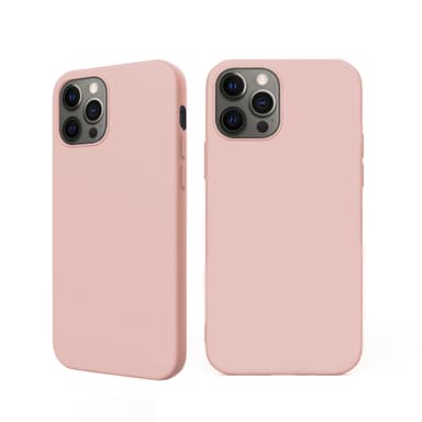 iPhone 12 Pro Nestemäinen silikoni Kotelo- Pink