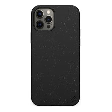 Ympäristöystävällinen Aitoa nahkaa iPhone 12 Pro Kotelo - Black
