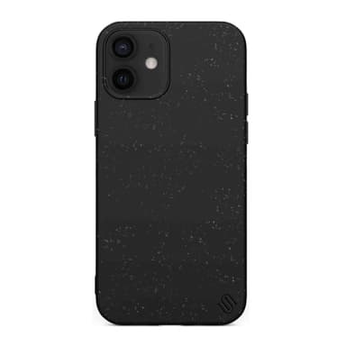 Ympäristöystävällinen Aitoa nahkaa iPhone 12 mini Kotelo - Black