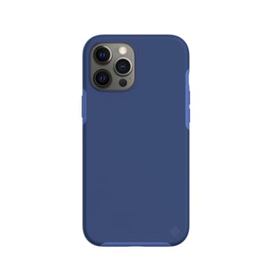 Ympäristöystävällinen Aitoa nahkaa iPhone 12 Pro Kotelo - Navy Blue