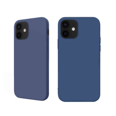 iPhone 12  Nestemäinen silikoni Kotelo- Blue