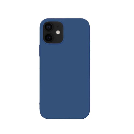 iPhone 12  Nestemäinen silikoni Kotelo- Blue