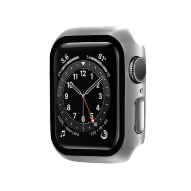 Apple Watch karkaistu lasi näytönsuojakotelo 44 mm Silver