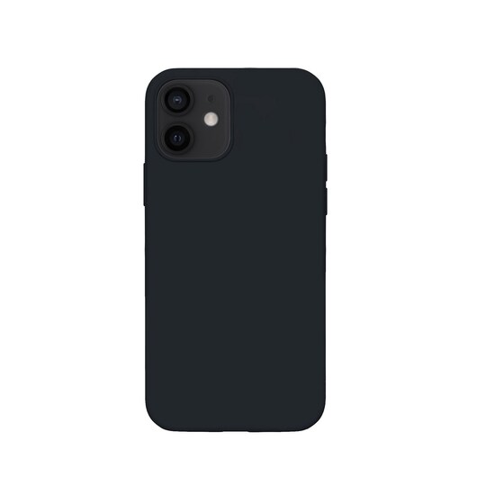 iPhone 12 mini Nestemäinen silikoni Kotelo- Black