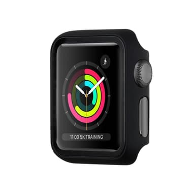 Apple Watch karkaistu lasi näytönsuojakotelo 38 mm Black