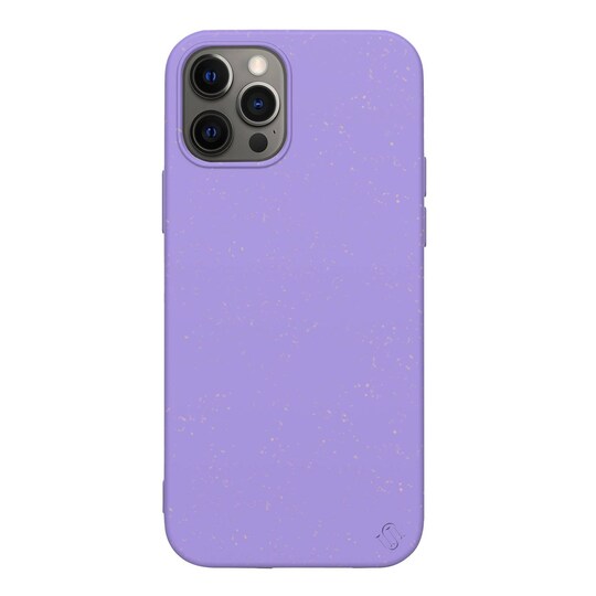 Ympäristöystävällinen Aitoa nahkaa iPhone 12 Pro Max Kotelo - Purple