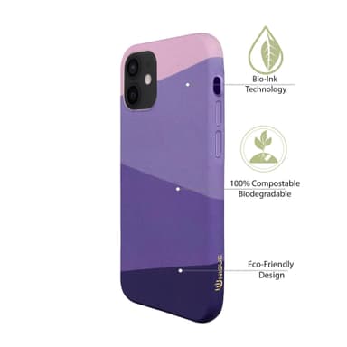 Ympäristöystävällinen painettu iPhone 12  Kotelo - Purple Haze