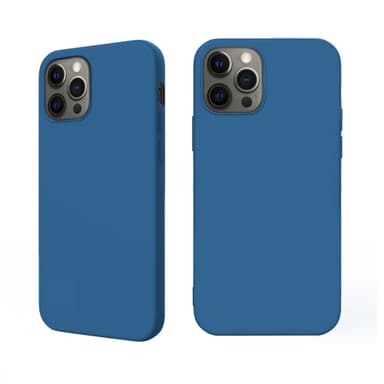 iPhone 12 Pro Max   Nestemäinen silikoni Kotelo- Blue